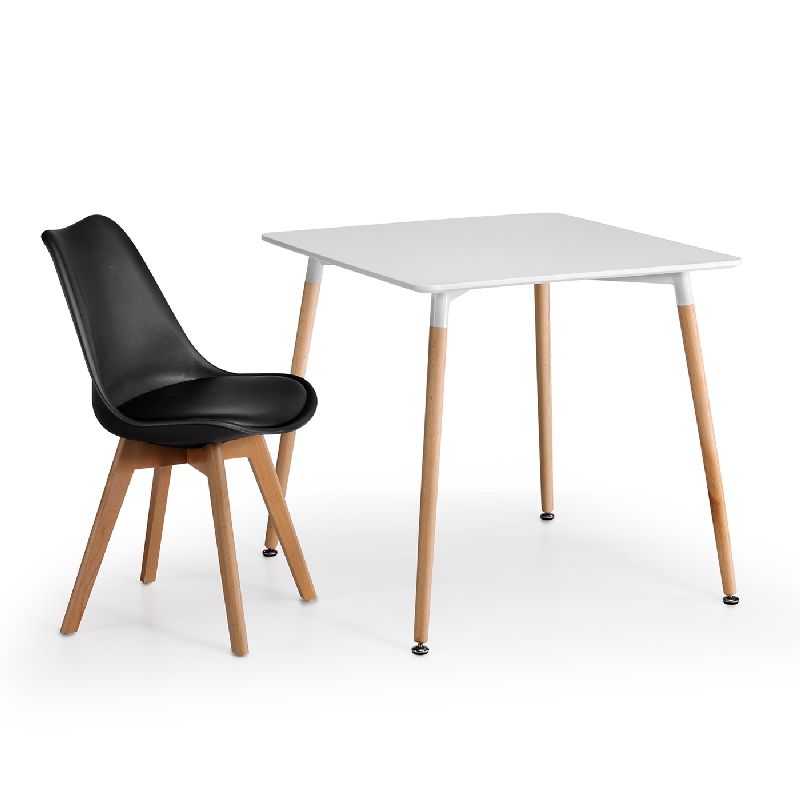 silla tallin de 4 patas madera