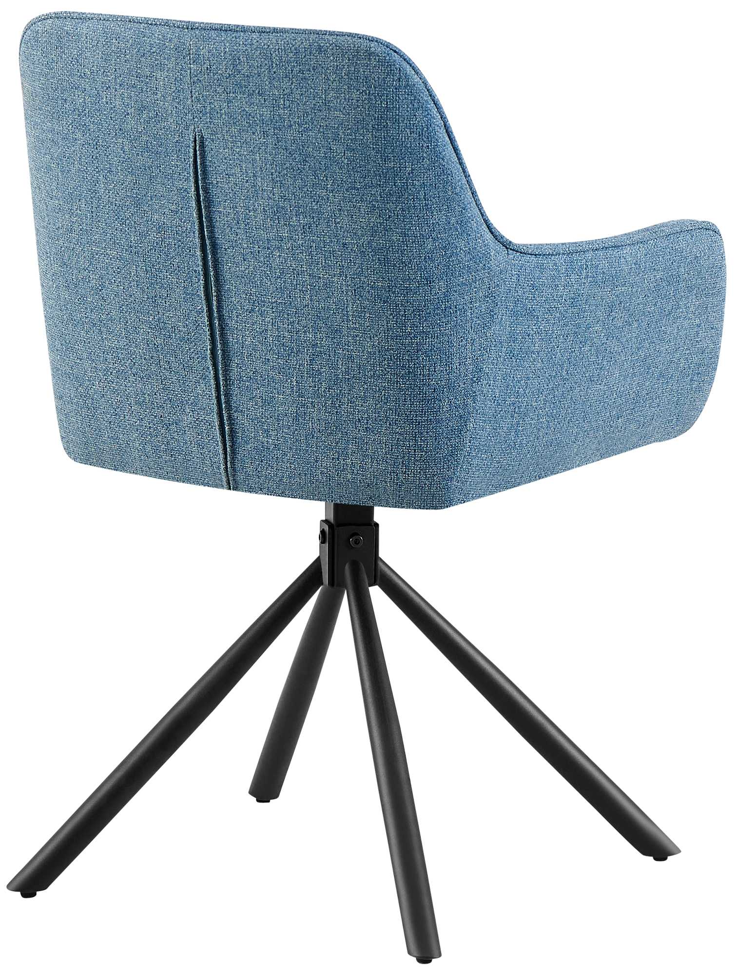 Silla de comedor giratoria FRAGA en azul