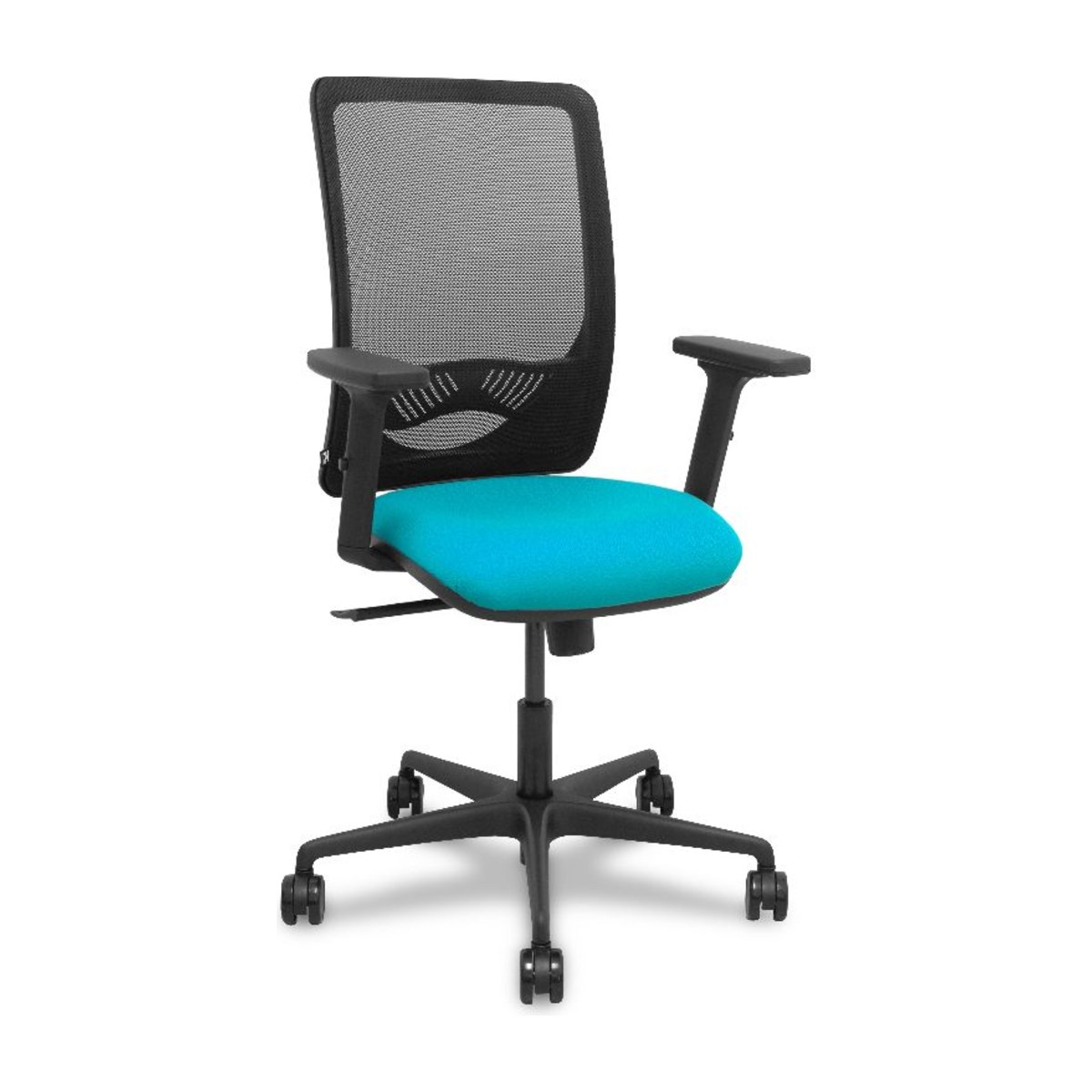 silla oficina ergonómica osaka con respaldo de malla en 7 colores y apoyo lumbar regulable