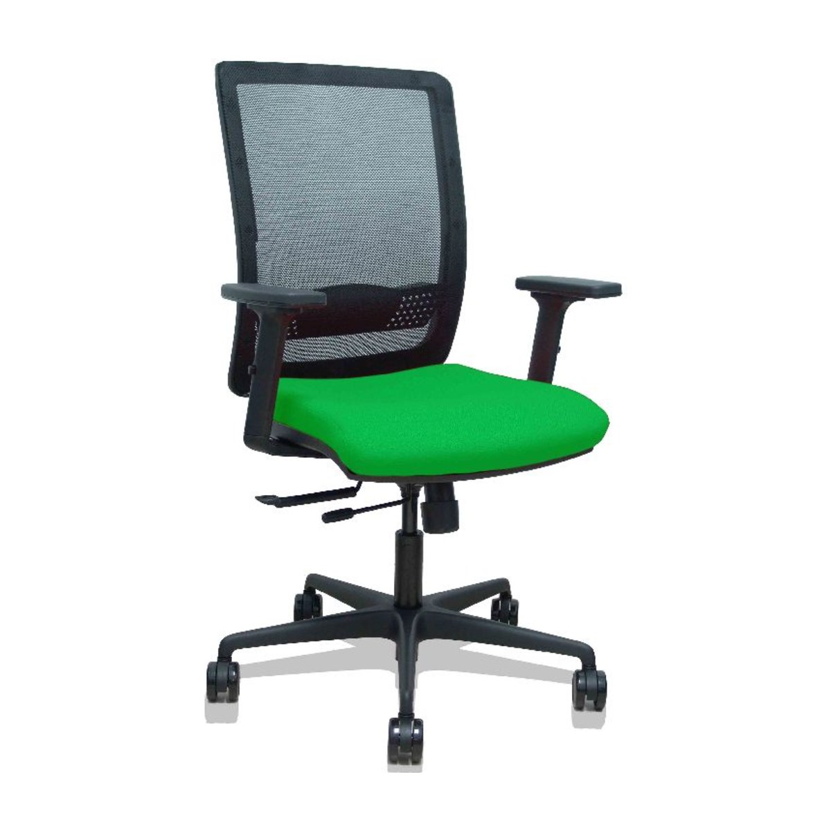 Silla para teletrabajo con base giratoria y ruedas silenciosas