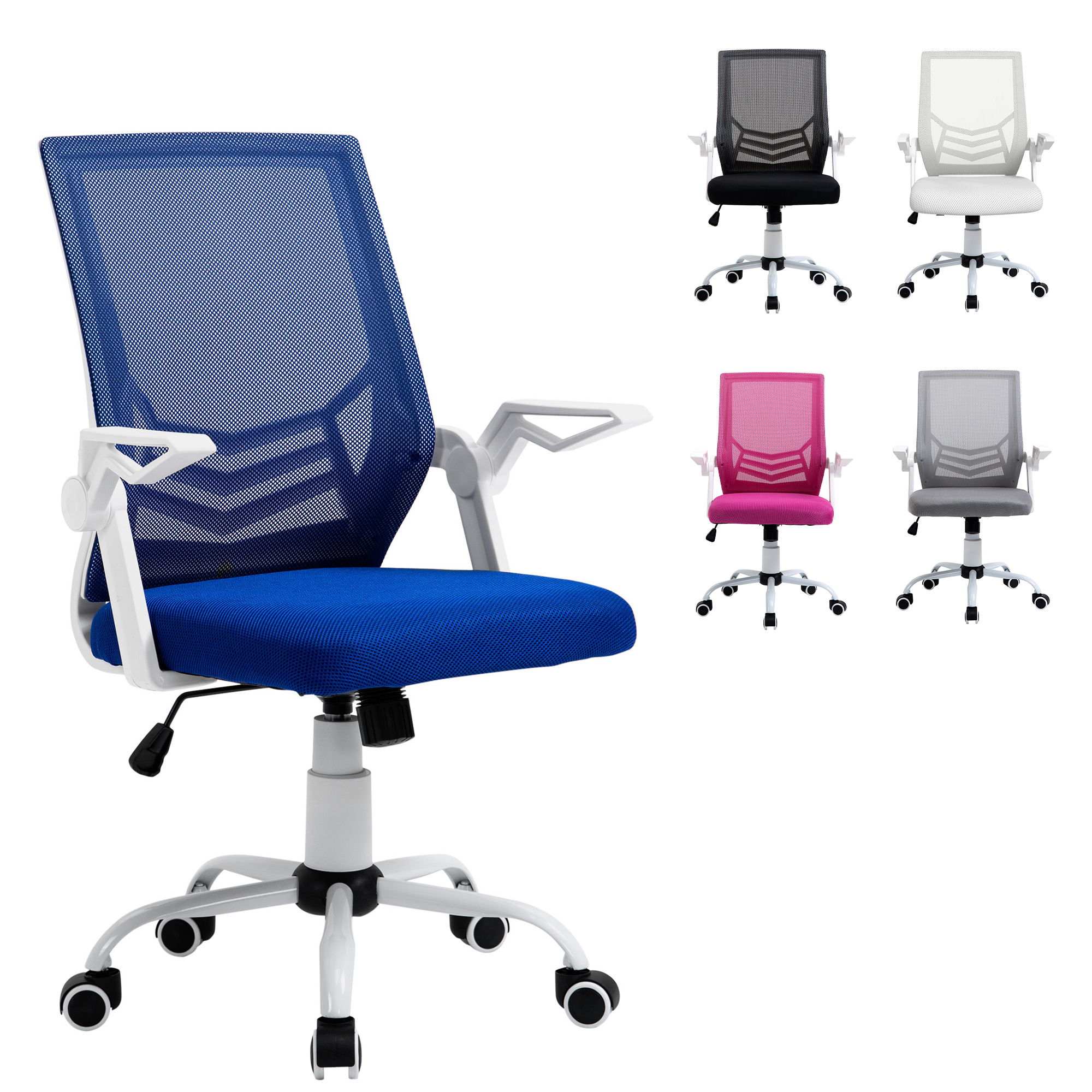 Silla de escritorio juvenil BRISA color azul