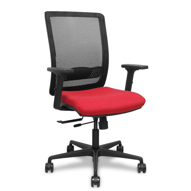Mecanismos de sillas de oficina: regulación de reclinado y soporte lumbar