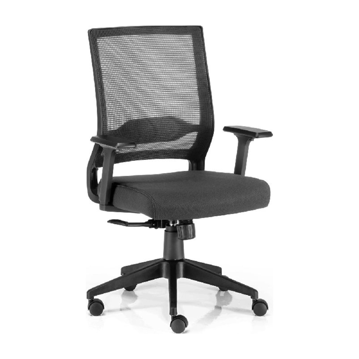 silla ergonómica Sidney Negro de Euromof