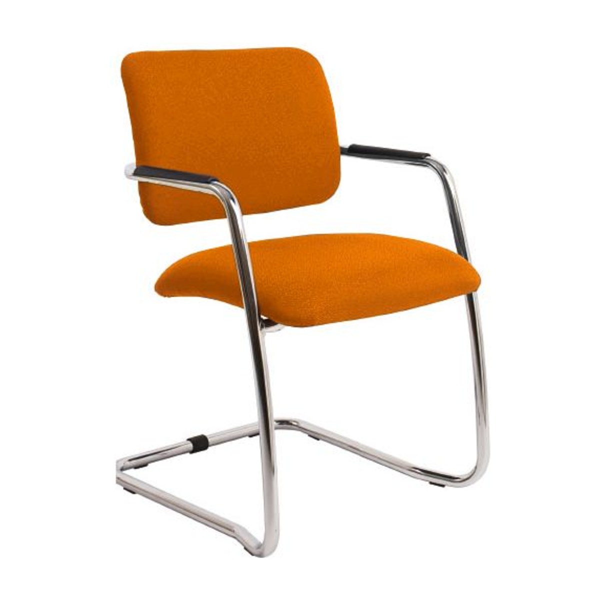 silla de visita naranja