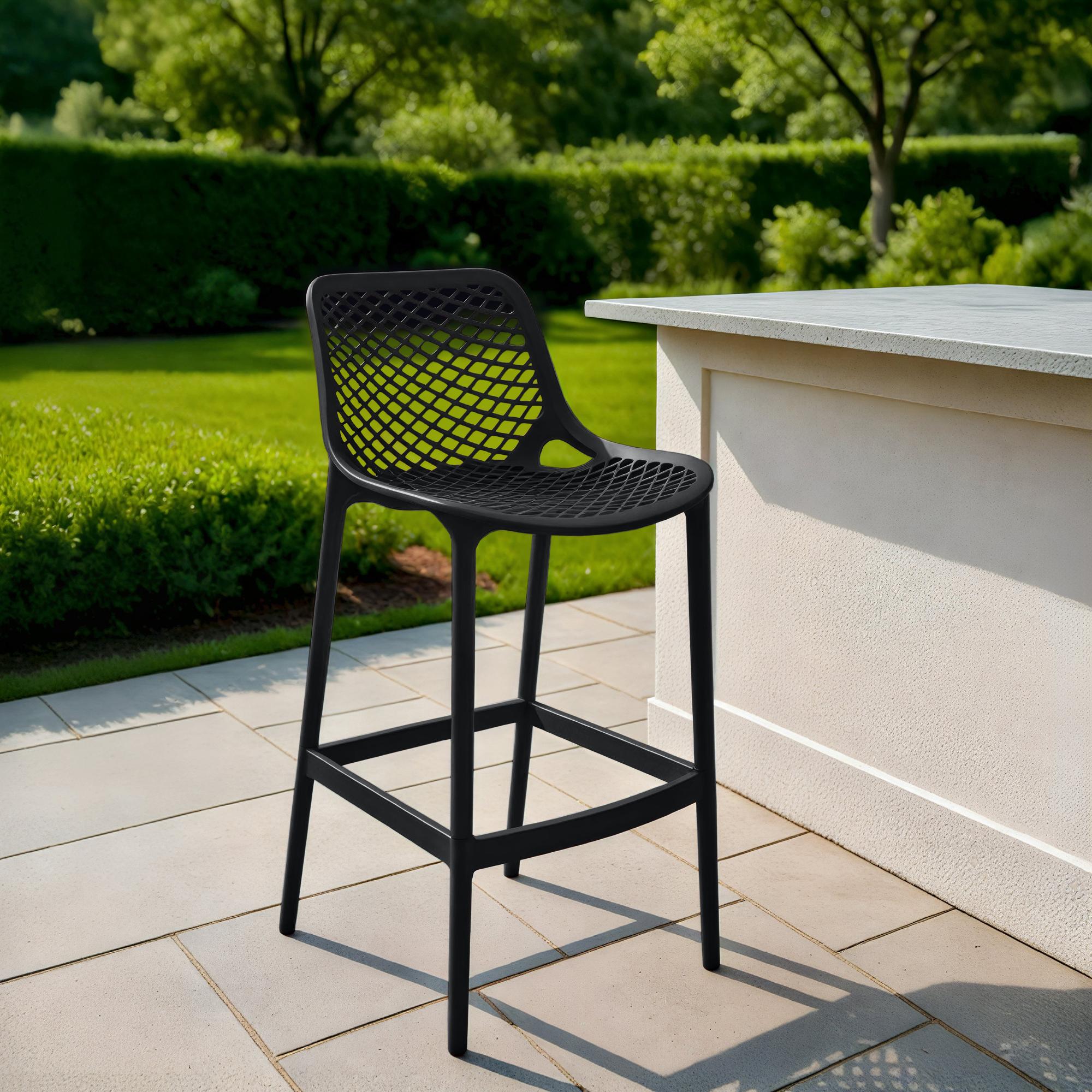 Taburete alto de exterior SALLENT: detalle 2
