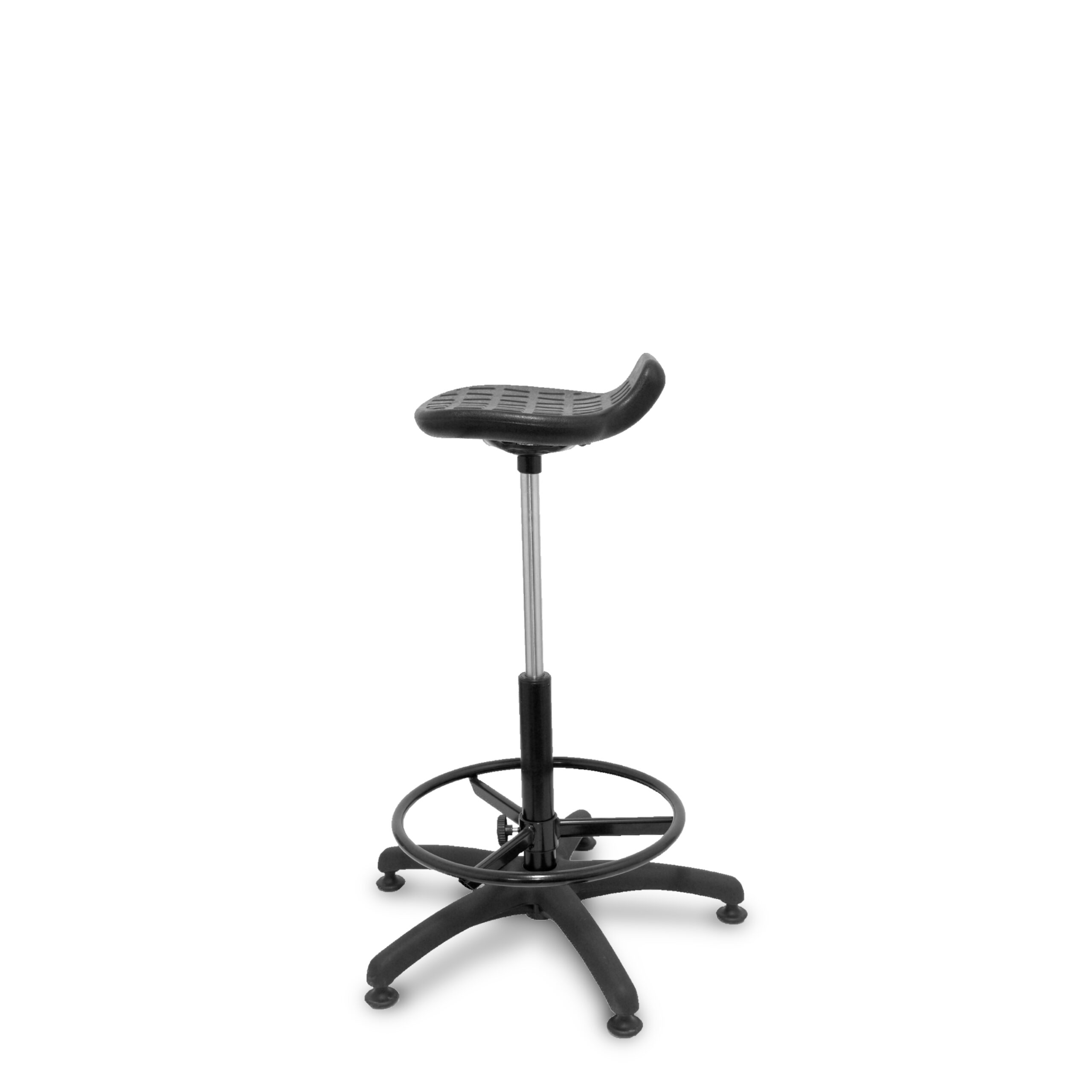 Taburete de taller BRESCIA vista lateral