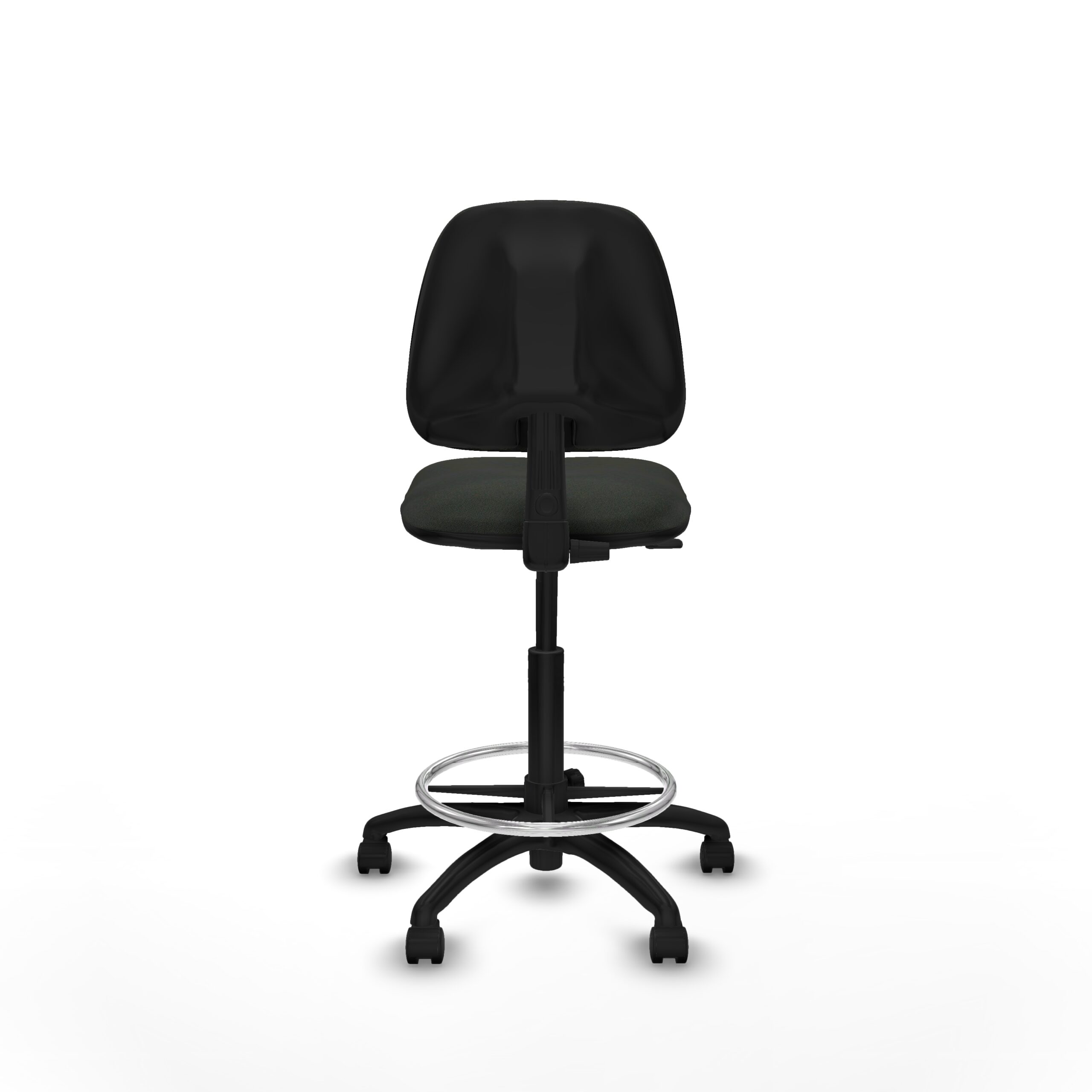 Taburete ergonómico con respaldo PADUA trasera