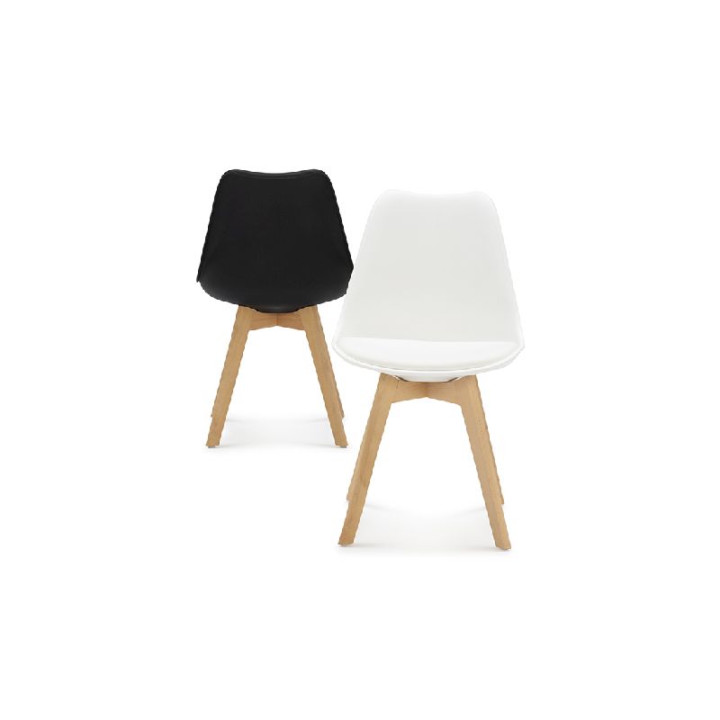 silla tallin de 4 patas madera